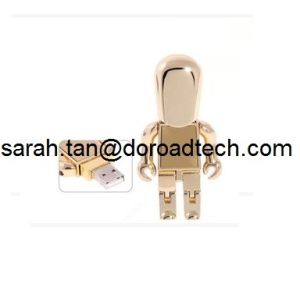Creative Metal Robot USB Flash Drive 2.0, Best Promotional Gift with Customize