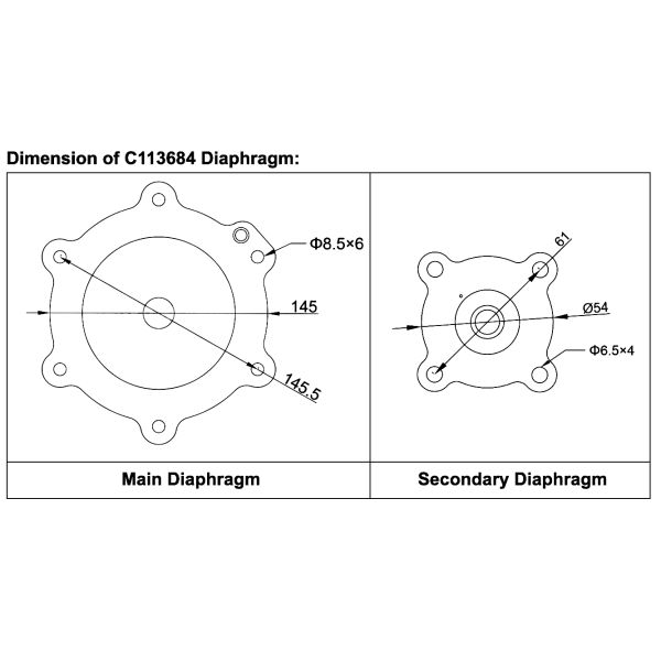 ASCO 2-inch Diaphragm Repair Kit C113684 Pulse Valve G353A049 Dust Collector Accessories