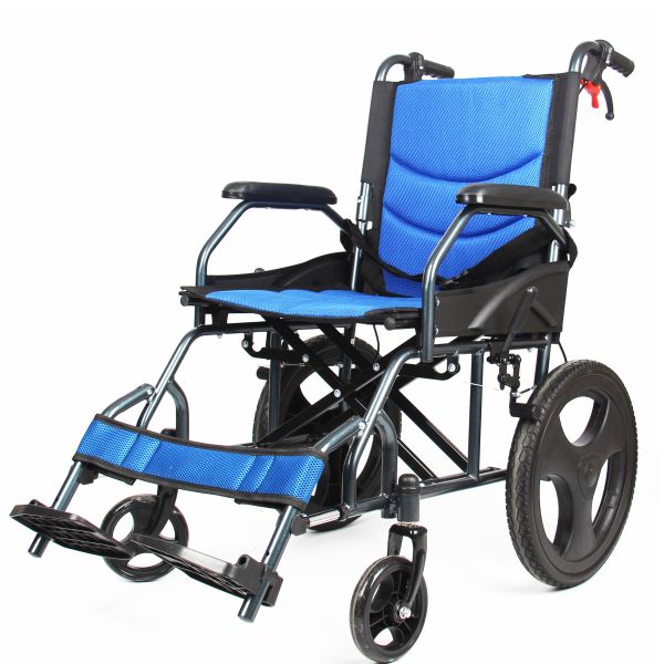 Quality Customized Wheels Lightweight Easy To Carry and Store Foldable Manual Wheelchair With Flip-up Armrest wholesale