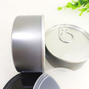 FDA Empty Tin Cans / Pop Top Easy Open Canned Fishery Ring Pull Metal Tin Food