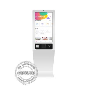 Cheap Self Service Ordering Lcd Touch Screen Monitor Kiosk 32 Inch With Bill Payment for sale