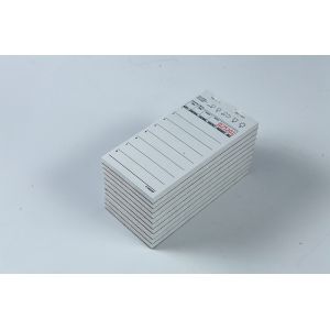 CT-3616WP Customizable English Language Paper Guest Check with Personalized Number of Columns