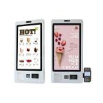 WiFi / Bluetooth / Ethernet Restaurant Self Ordering Kiosk With LCD Touchscreen