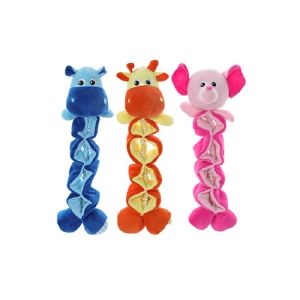 Plush Animal Pet Chew Toys Play Dog Toys Giraffe Elephant