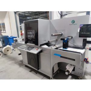 Digital Label Printing Machine For Roll To Roll Label Foil Stamping And