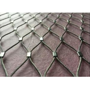 Cheap 1.5mm Wire Stainless Steel Wire Rope Mesh with Customized Length and Easily Assembled Ferrule Rope Mesh for sale