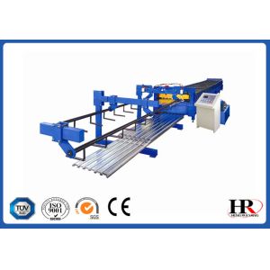 Safe High Efficient Floor Deck Roll Forming Machine 50HZ 3 Phase