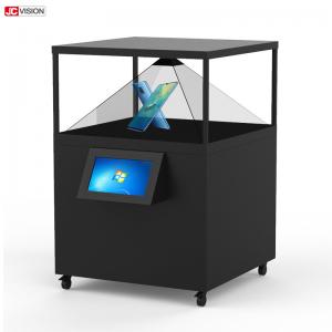China 360 Degree Transparent LCD Screen Showcase 3D Holographic Display Pyramid 80x80CM on sale