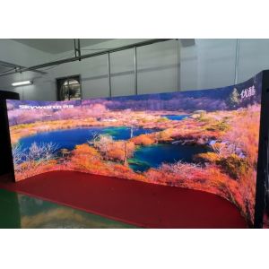 Curved Shopping Mall LED Screen with MEANWELL Power Supply and SMD PH4.81mm
