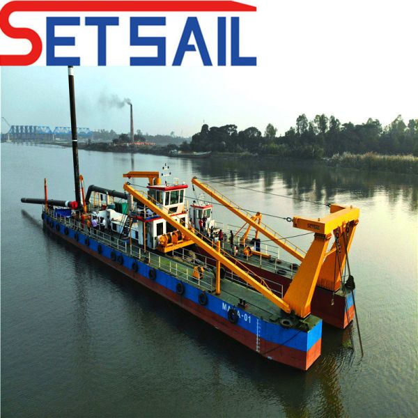 Customizable Hydraulic Control Cutter Head Suction Pump Dredger for Sand