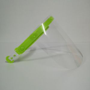 Adjustable Anti-fog Full Face Shield 1 Frame 5 Plastic Visors Film Anti Saliva