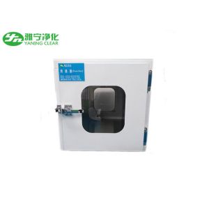 Mechanical Interlock Cleanroom Pass Box Powder Coated Cold Rolled Steel Material
