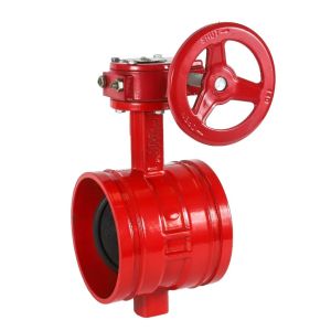 ANSI Grooved End ductile iron butterfly valve