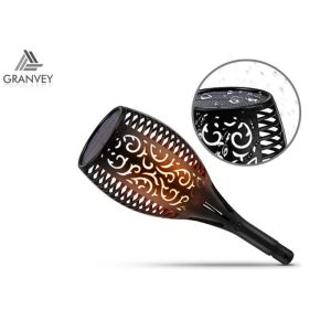 ABS PS Material Solar Powered Garden Lights , LED Flicker Flame Light Bulbs IP65