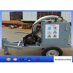 0.75T Small Tension Stringing Equipment Hydraulic Brake Tensioner With Winch