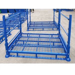 China Scale Heavy Duty Warehouse Storage Foldable Stackable Stillage with Adjustable Design on sale