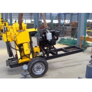 200m Small Hydraulic Rotary Portable Water Well Drilling Rig