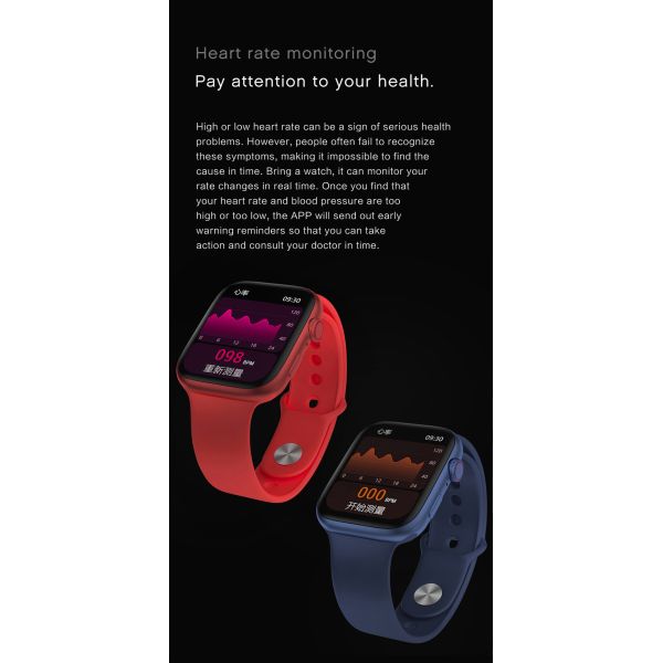 1.75" Screen 240MAH Smartwatch Bluetooth Call IWO 13 12 I8 Pro BT5.0