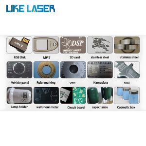 30W Plastic Cable Wire Laser Marking Machine with and 175mm*175mm Marking Area