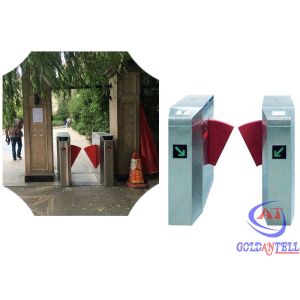 Cheap Automatic Flap Barrier Gate Flap Turnstile With Fingerprint Ticket Or IC Card for sale