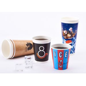 22oz Cold Drinking Cups Cold Beverage Paper Cups