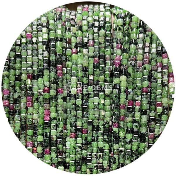 Various Color Natural Gemstone Loose Bead Sugar Cubes Shape for Customizable