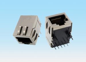 Cheap Silver Color RJ45 Ethernet Connector , RJ45 Network Connector For 1G Ethernet for sale