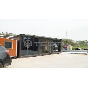 Luxury Ready Made 20FT Light Steel Structure Expandable Prefab Container House