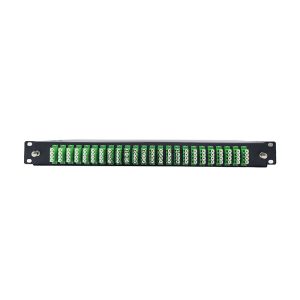 LC/APC FTTH 1U 19" ODF 96 Port Patch Panel With Adapter