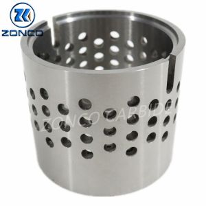 China High Hardness Tungsten Carbide Valve Cage Customized Valve Spare Parts on sale