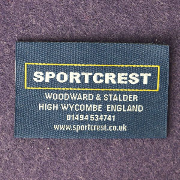 Terylene Fabric Woven Neck Labels Polyester Woven Sewing Labels Tags