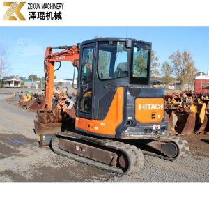5 Tons Hitachi Used ZX55-5A Second Hand Mini Digger With YANMAR Engine