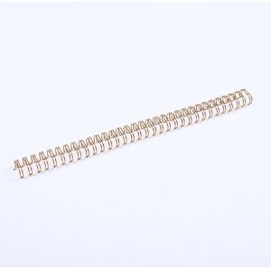 1.25 Inch 23 Loops Metal Double Loop Binding Spiral Book Use Dia31.8mm
