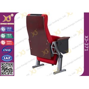 580mm Aluminum Frame Conference Hall Chairs , Fixed Auditorium Seating With PP