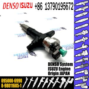 Fuel Injector 095000-6990 For IS-UZU Engine 8-98011605-0 8-98011605-1 8-98011605