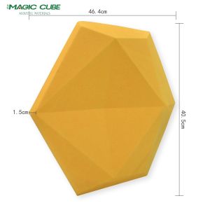 Customizable 3D Acoustic Panel for Noise Reduction and Aesthetic Enhancement