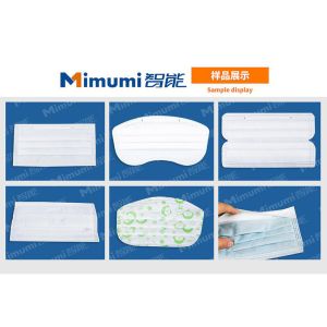 3.5kw Pollution Mask Making Machine Plane Type 110-160 Pcs / Min