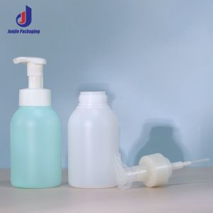 Luxury HDPE Plastic 400ml Blue Plastic Pump Dispenser Hand Wash Bottles, Liquid