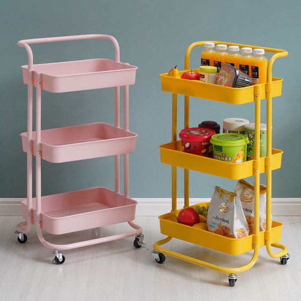 ISO Rolling Organizer Cart 3 Tier Storage Trolley On Wheels