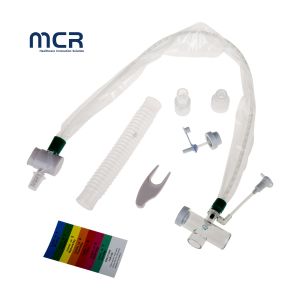 T Shape Connector 600mm 14 Fr Closed Suction Catheter With Irrigation Port