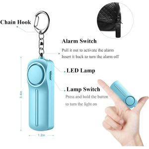 Security personal alarm devices personal aaa battery alarm bell anti rape self