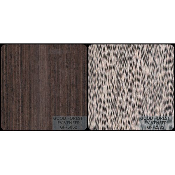 Engineered Custom Wood Veneer Panels Irregular Texture For Decoration ISO