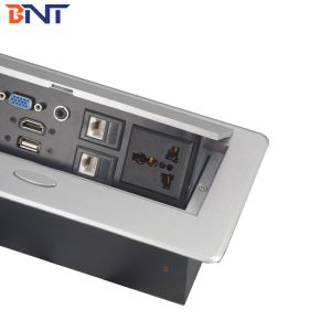 air support push pop up desktop power socket/ concealed electric socket box for