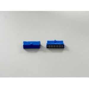 IDC 20-Pin Dual-Row Fully-Shrouded Male Connector | 2.00mm Pitch Electronic PCB