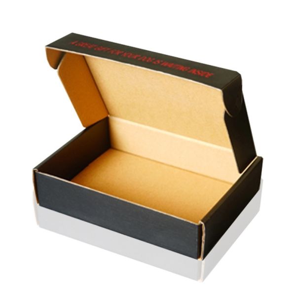 CMYK Printing Corrugated Shoe Boxes 33cm×24cm×13cm Kraft Corrugated Mailers