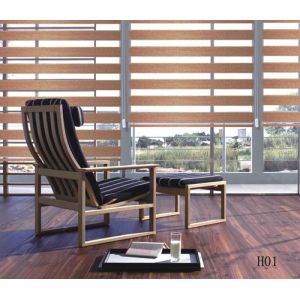 View pleated Zebra blind fabric from China