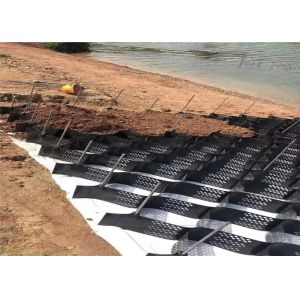 Stabilize Embankments Welding Height 100mm Geocell Ground Grid
