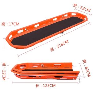 Plastic Emergency Folding Stretcher Separable Rescue Basket Class I