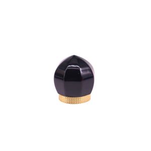 Cheap Customized Hanging Plating zinc Alloy 65g Zamak Perfume Caps for sale