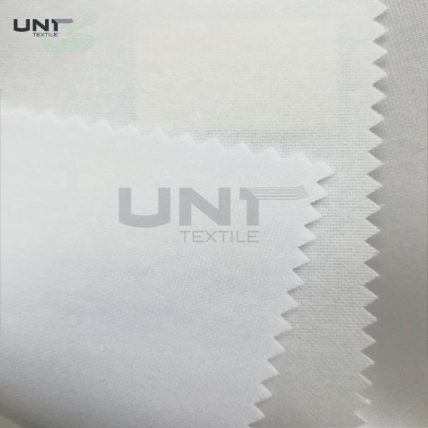 100% Cotton Clothes Fusible Shirt Interlining Double Layer Coating